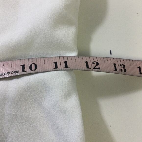 LULU'S SZ XS Beaming Perfection White Pearl Organza Tie-Strap Mini Dress NEW B31 - Picture 6 of 9